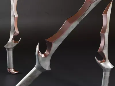 Mk Basemesh Dagger 035 Free 3D model