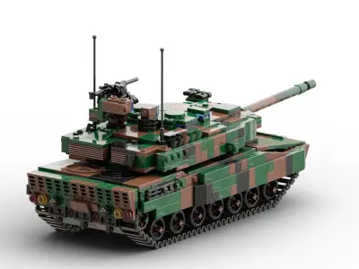 MocBricks3D - Lego Leopard2 A7 3D print model