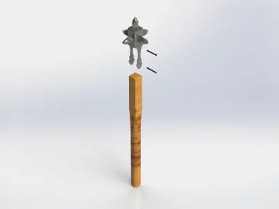 WG 7013 - Mace v4 Low-poly 3D model