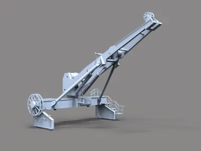 Crane for oil rig supplier Rembertiturm  3D print model