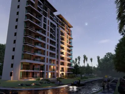 Highrise Building 03 3D model