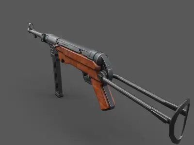 MP 40 3D model purchase