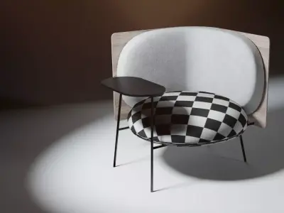 Chair sci-fi 3D model