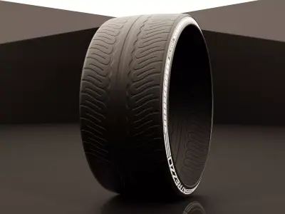 race car tyre 3D model