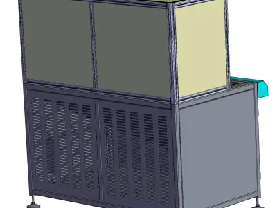 BMC plastic sealed stator cleaning machine 3D model