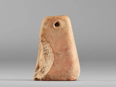001593 Ancient Fishing Weight 3D model