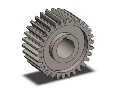 gear 3D model Free 3D print model
