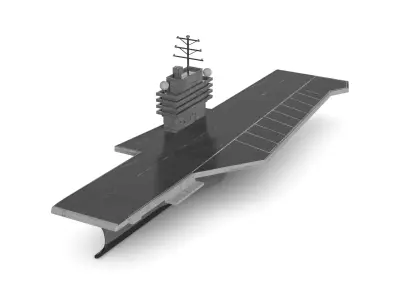 Aircraft Carrier 3D model PBR