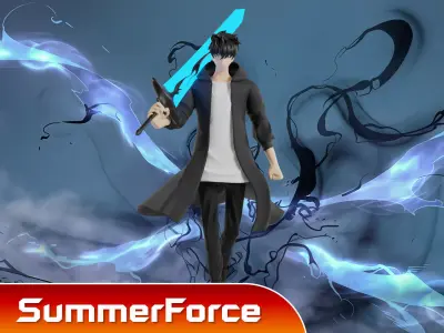 Sung Jin Woo - Solo leveling 3D model purchase