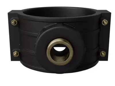 Pipe Clamp Plastic 3D model