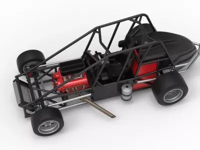 Experimental Pavement Silver Crown Car Base Scale 1 to 25 3D print model