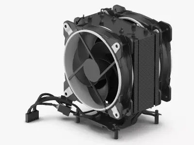 CPU Fan 3D model