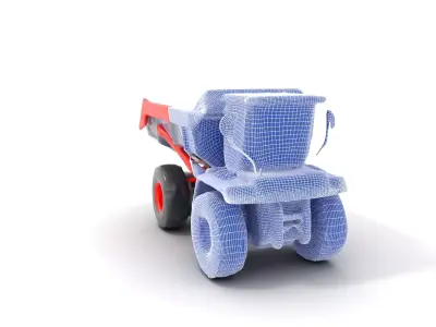 Robust Dump Truck model pack Low-poly 3D model