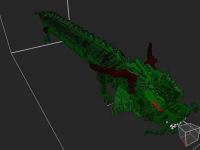VOXEL DRAGON Low-poly 3D model purchase
