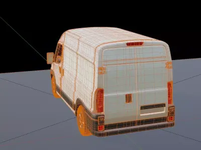 Peugeot Boxer Van 3D model