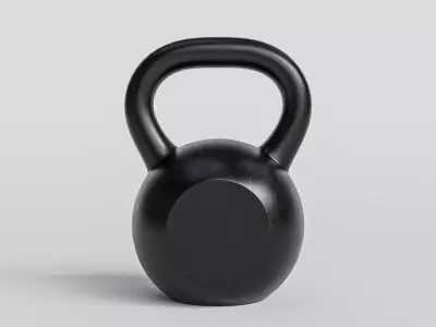 Kettlebell gym 3D model