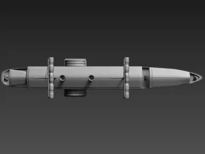 Antique Boat Model 3D print model