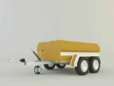 vehicle trailer 111 3D model