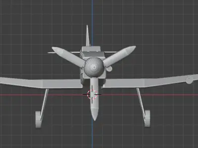 BF 109H  Free low-poly 3D model