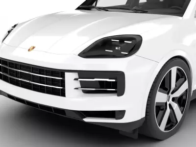 Porsche Cayenne E-Hybrid 2025 3d model 3D model