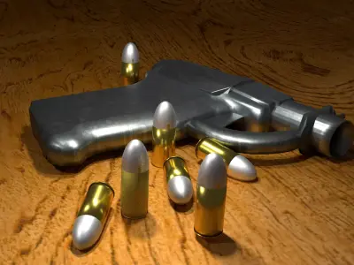 Liberty gun Free 3D model