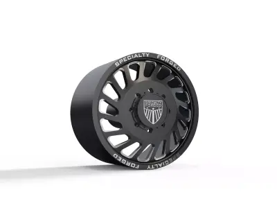 FRONT SPECIALITY FORGED D017 WHEEL 3D MODEL 3D model