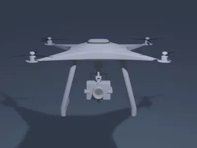 Drone with camera 3D model purchase