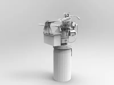 Machinegun Ship 3D print model