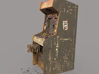 Abandoned Arcade Machine 3D model
