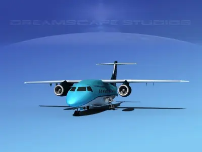 Dornier 328Jet National Air Express 3D model