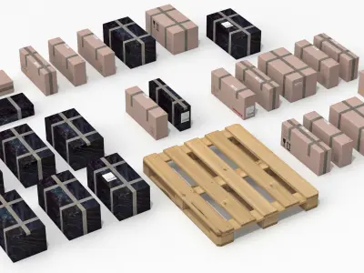  Warehouse Material Collection PBR Stem Cell 