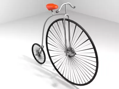 Bicycle - Vintage 3D model