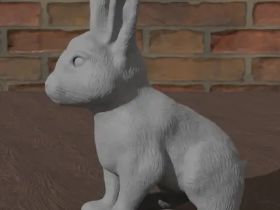 Rabbit 3D model buy