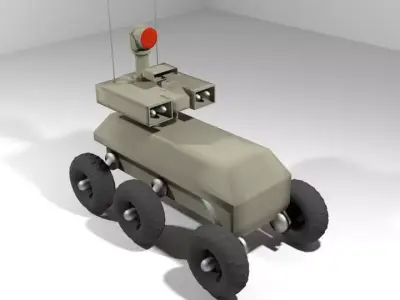 Drone - UGV MULE 3D model