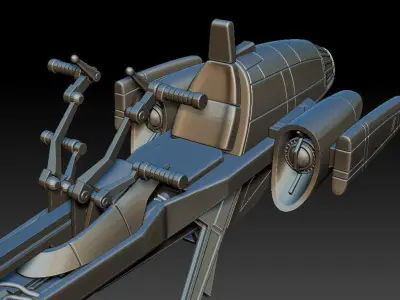 BARC Speeder  for 6 inch scale model kit STL 3D print model
