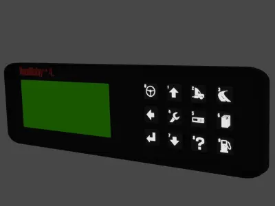 Cummins RoadRelay4 Monitor  3D model