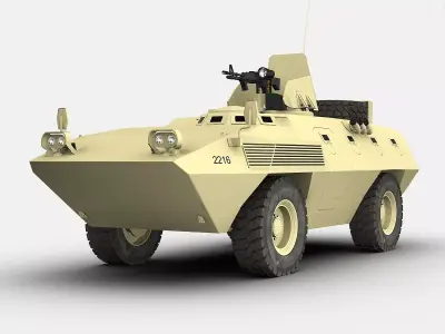 Fiat 6614 APC 1994 3D model