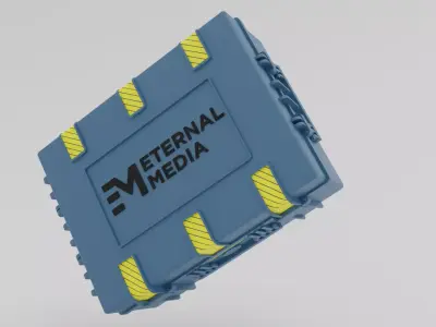 3D Storage Box 3D model