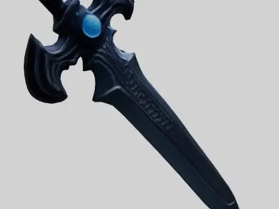 Fantasy Sword 3D Model 3D model