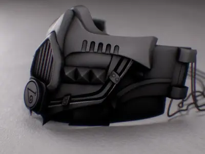 metal mask 3 3D print model