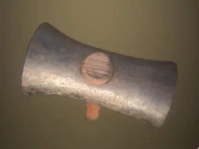 Game Ready LP Sledge Hammer Farming Tool PBR Low-poly 3D model