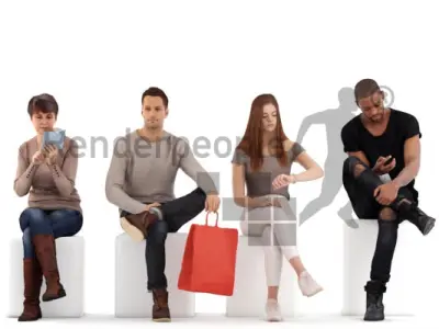 Bundle Sitting Posed 003
