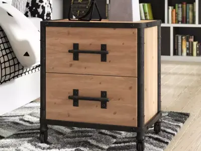 Reidar Metal Nightstand 3D model