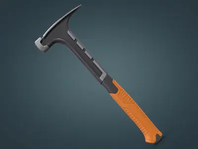 Hammer Low-poly 3D model 31