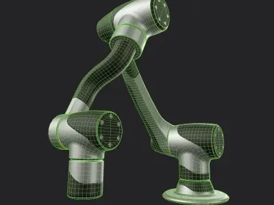 Robotic Arm M03 Low-poly 3D model