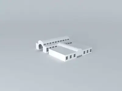 Train Station Free 3D model buy