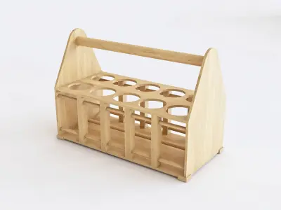 Plastic crate vol 03 3D model