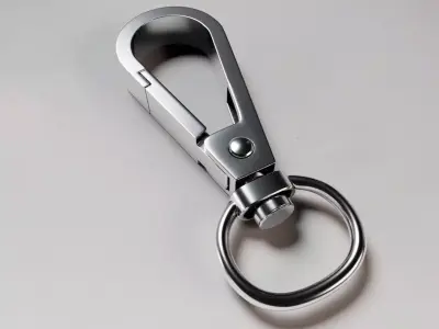 Swivel Snap Hook I 3D Model I Low and High Poly I Game Ready Low-poly 3D model
