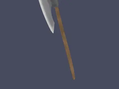 Low Poly Viking Axe Low-poly 3D model purchase