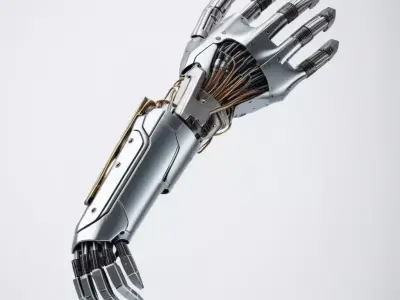 Futuristic Cybernetic Arm Model 3D model